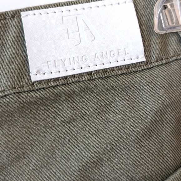 NWT - Flying Angel High Rise Green Cargo (Women's Size 11/30) - Picture 5 of 5